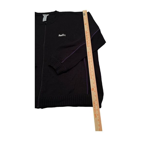 FedEx Stan Herman FD5313 Service Agent Cardigan Full-Zip Sweater Size 5XL - Picture 6 of 9